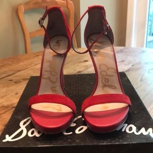 Moving SALE!! Sam Edelman Red Suede Eleanor Shoes